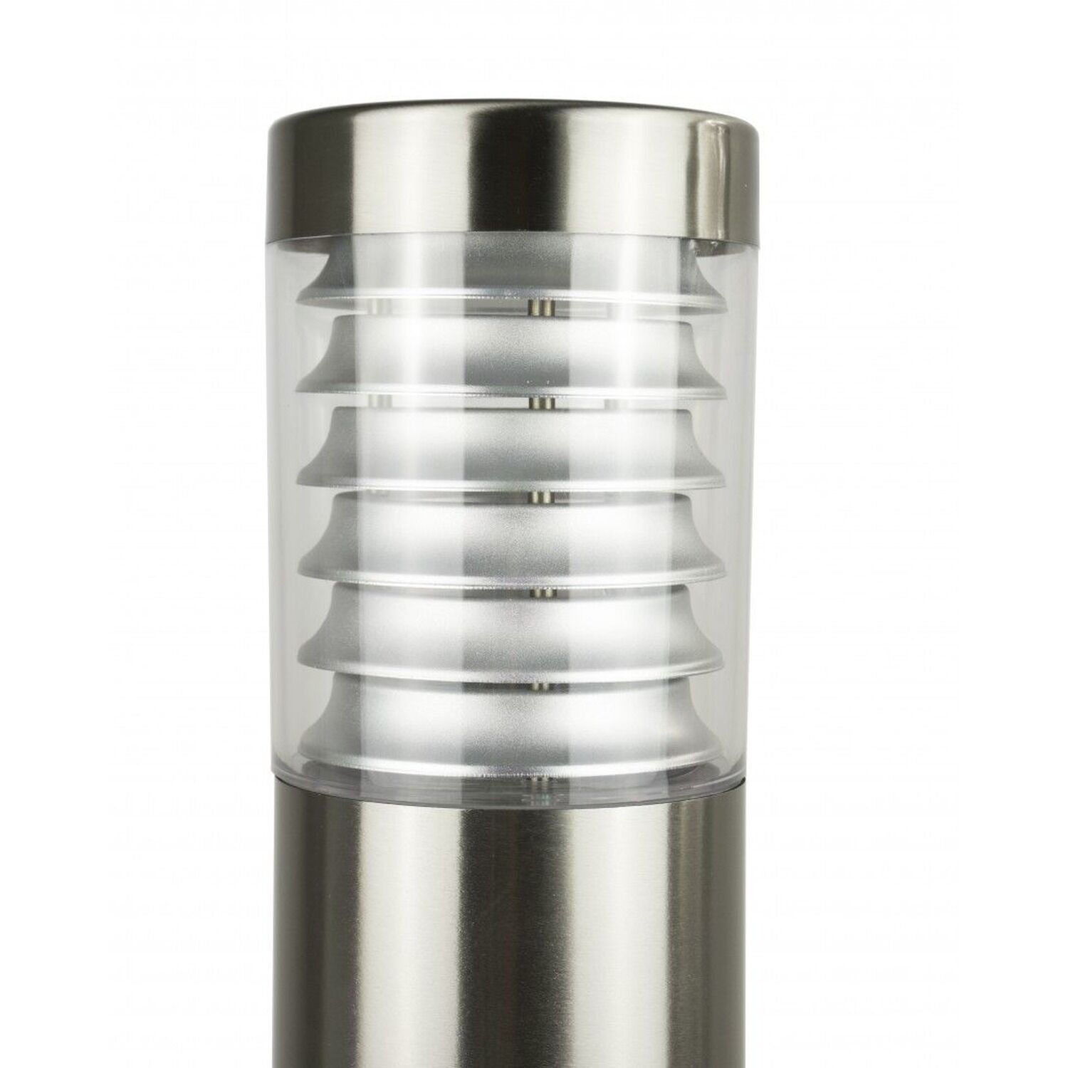le51416-stehlampe-aussen-modern-zeitlos-e27-ip44-silber-05 Außenleuchte, Solarleuchte, Standleuchte, Shell-Design, Klarer Glaskörper