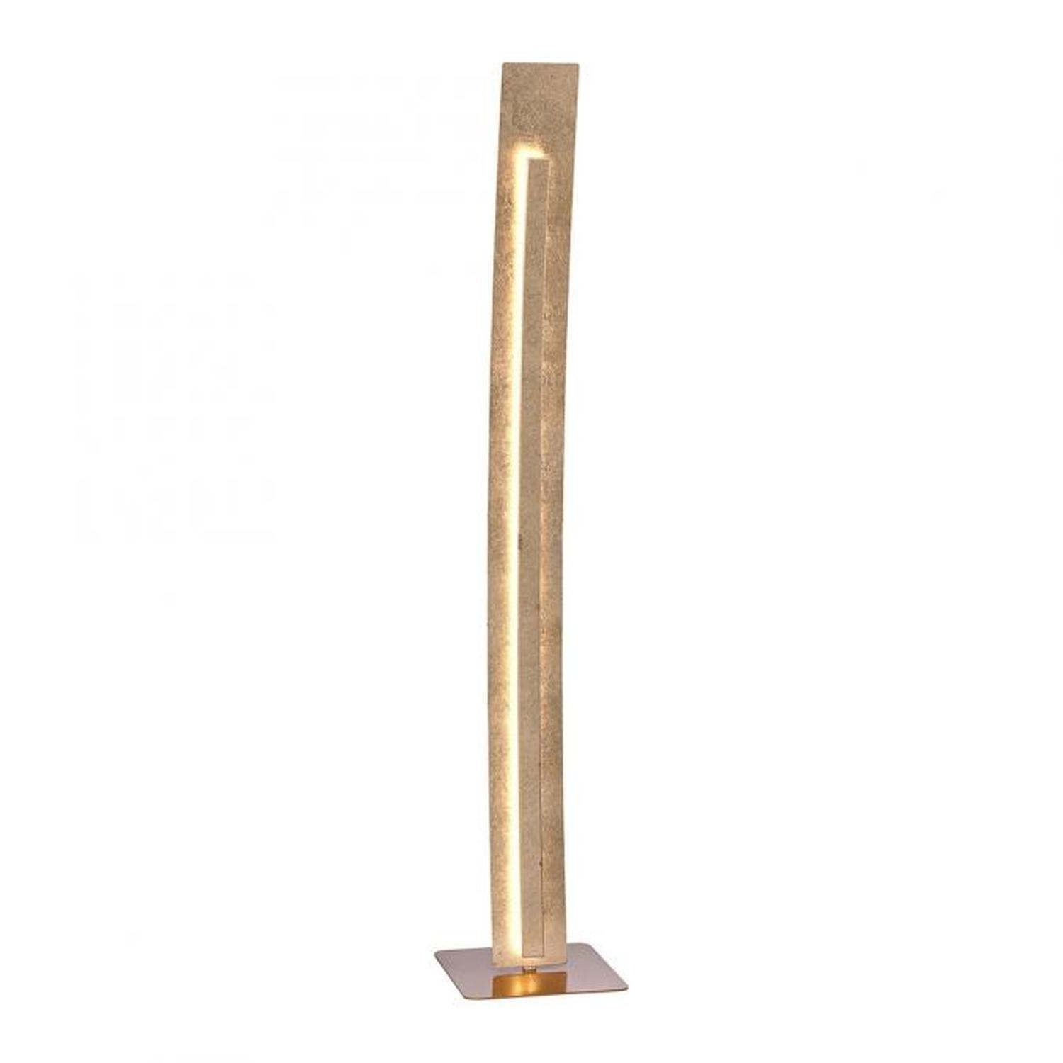 Elegante LED Stehlampe warmweiß 141 cm in Blattgold Schwert, Waffe