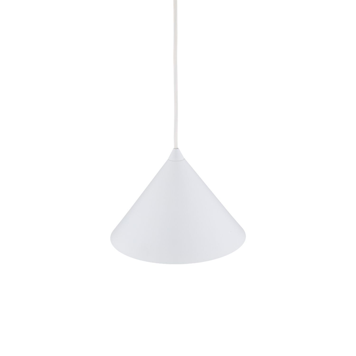 le111310-haengeleuchte-haengelampe-metall-e27-d-19-cm-rund-h-max-155-cm-weiss-retro-5 Anhängerkette?, Hängendes Licht, Kegel-Schirm, Weiße Farbe, Kabel-Pendelleuchte