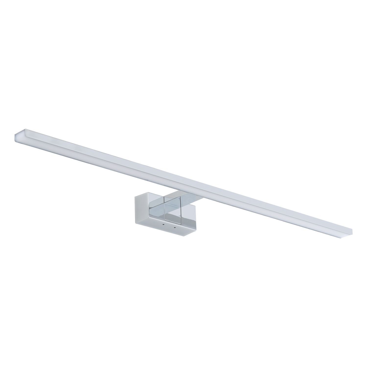 LED Spiegelleuchte IP44 Chrom 3000 K 1100 lm Aluminium