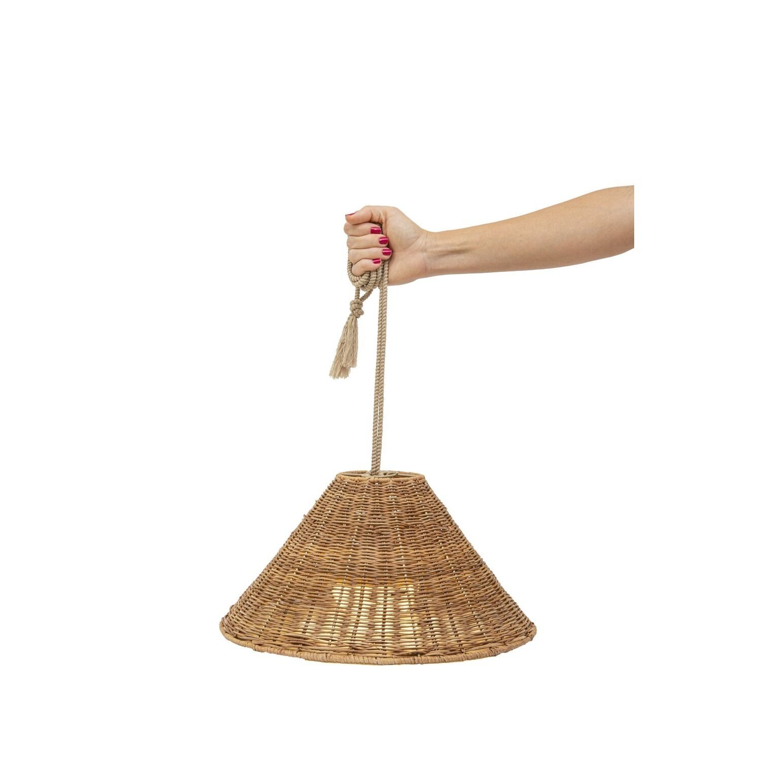 korb, Henkel, hängend, Lichtschirm, Rattankorb