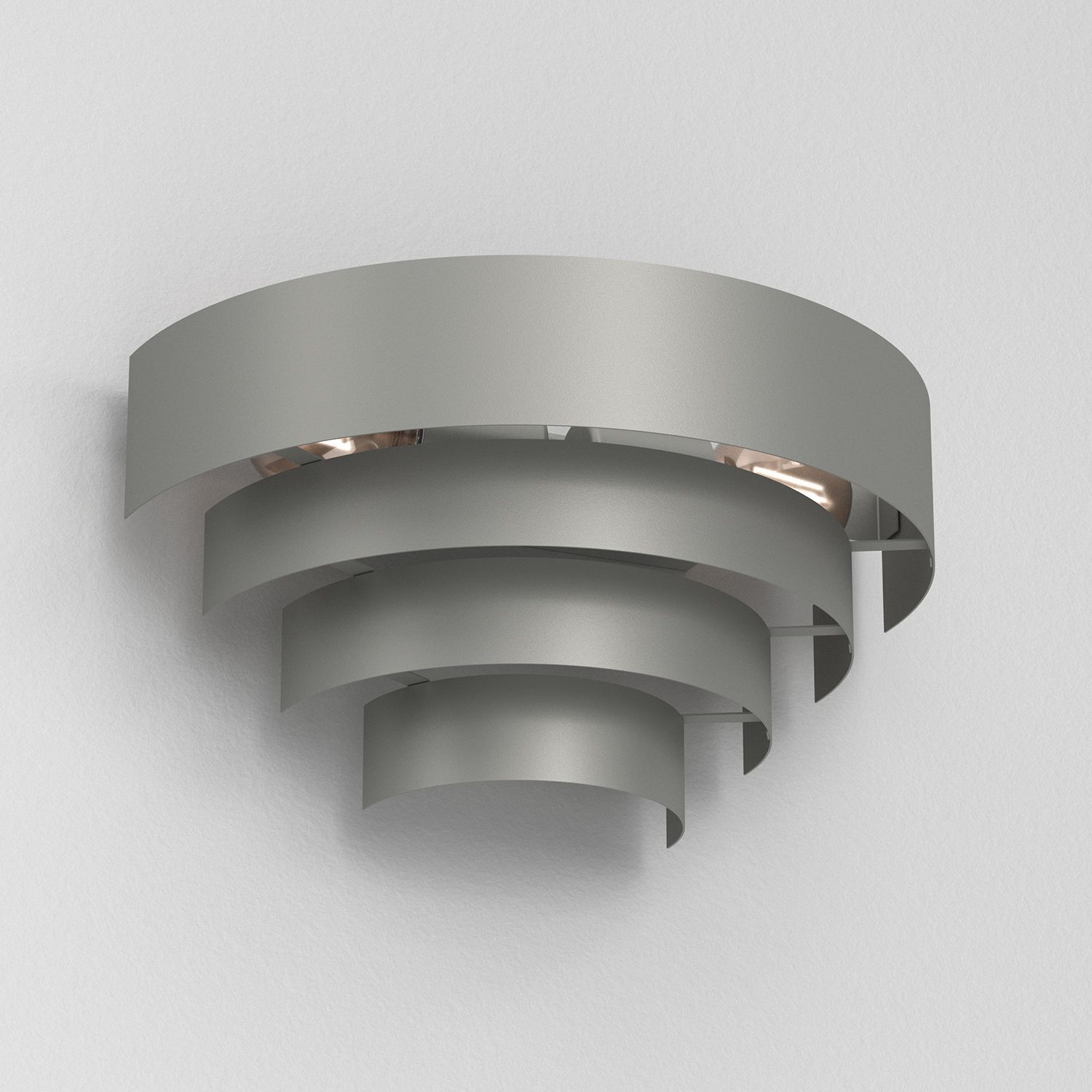 Applique métal gris foncé L:40 cm E27 2-flmg indirect Deckenleuchte