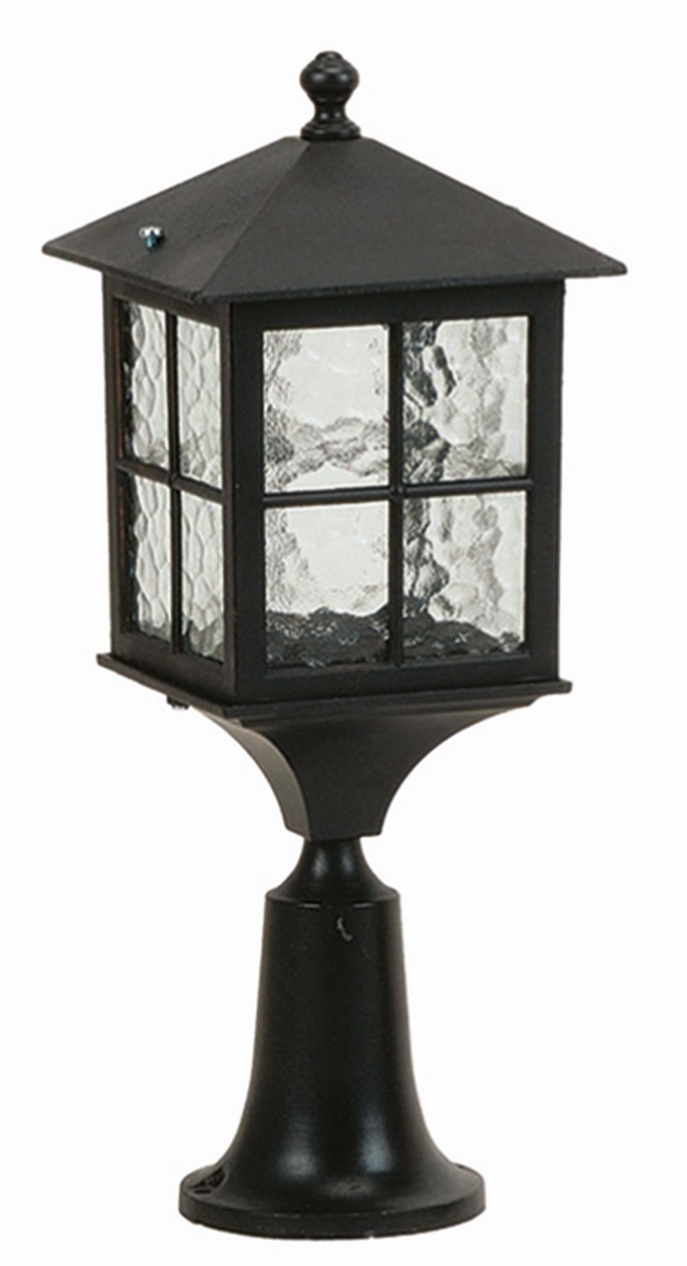 Lampe d'allée extérieure Noir 46cm IP43 Rustique