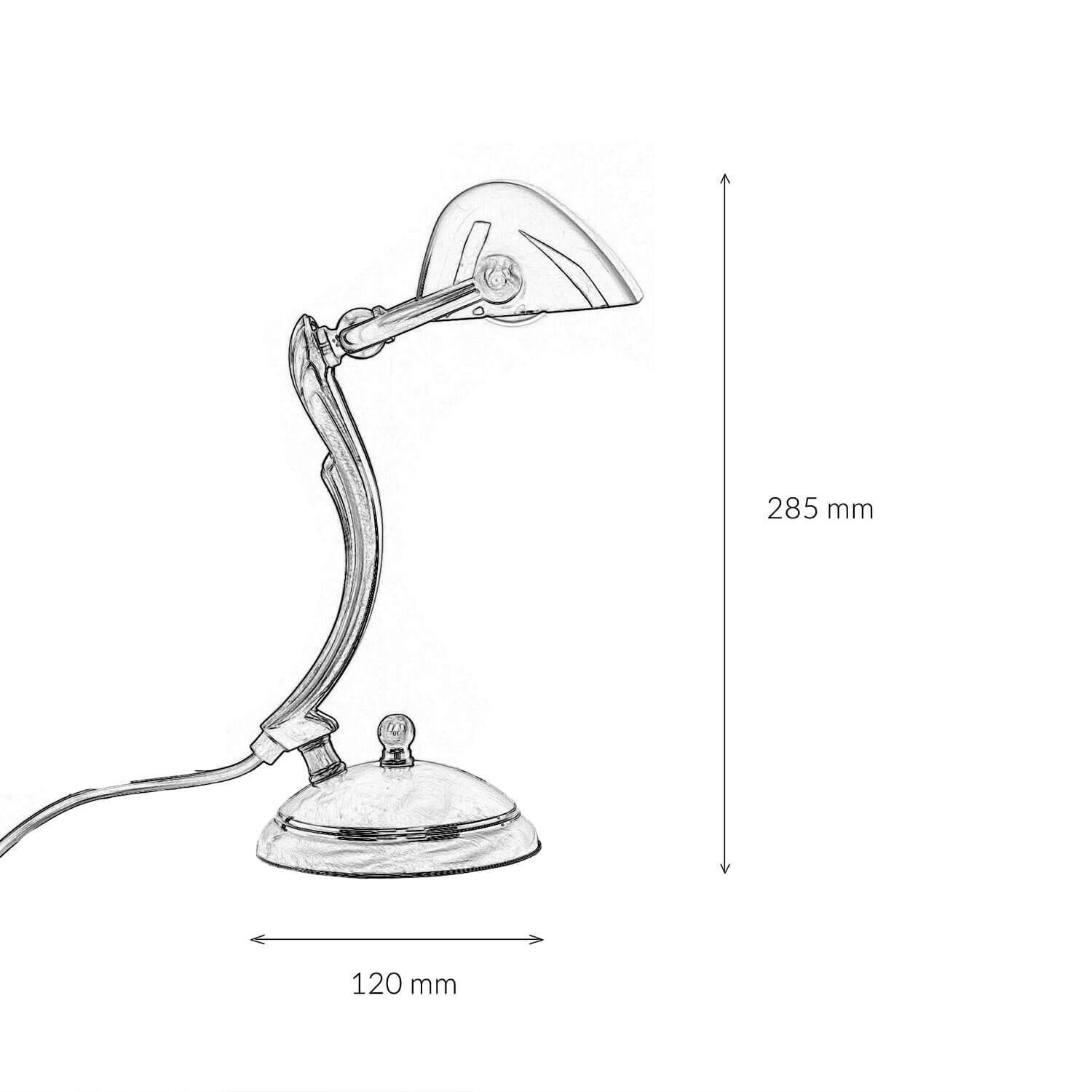 Lampe de banquier premium en laiton Lampe, Tischlampe, Lampenschirm
