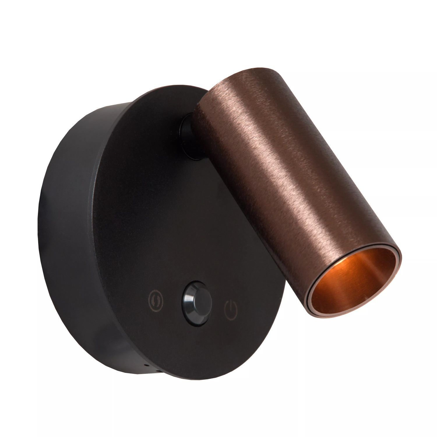 LED Akku Spot Sensor Kaffeebraun Schwarz 2700-4000 K Elektrisches Gerät, Schalter, Beleuchtung