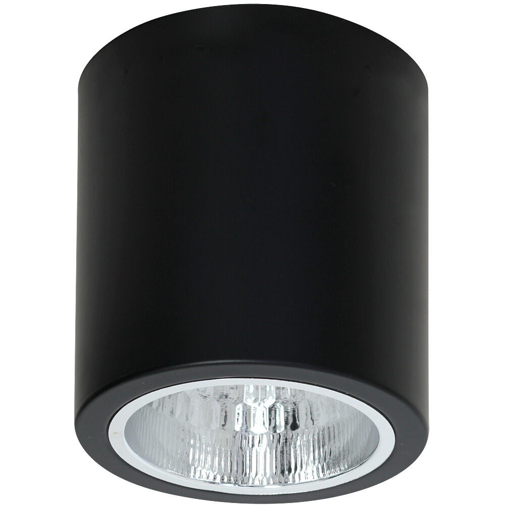 Runde Deckenleuchte E27 DOWNLIGHT ROUND in Schwarz