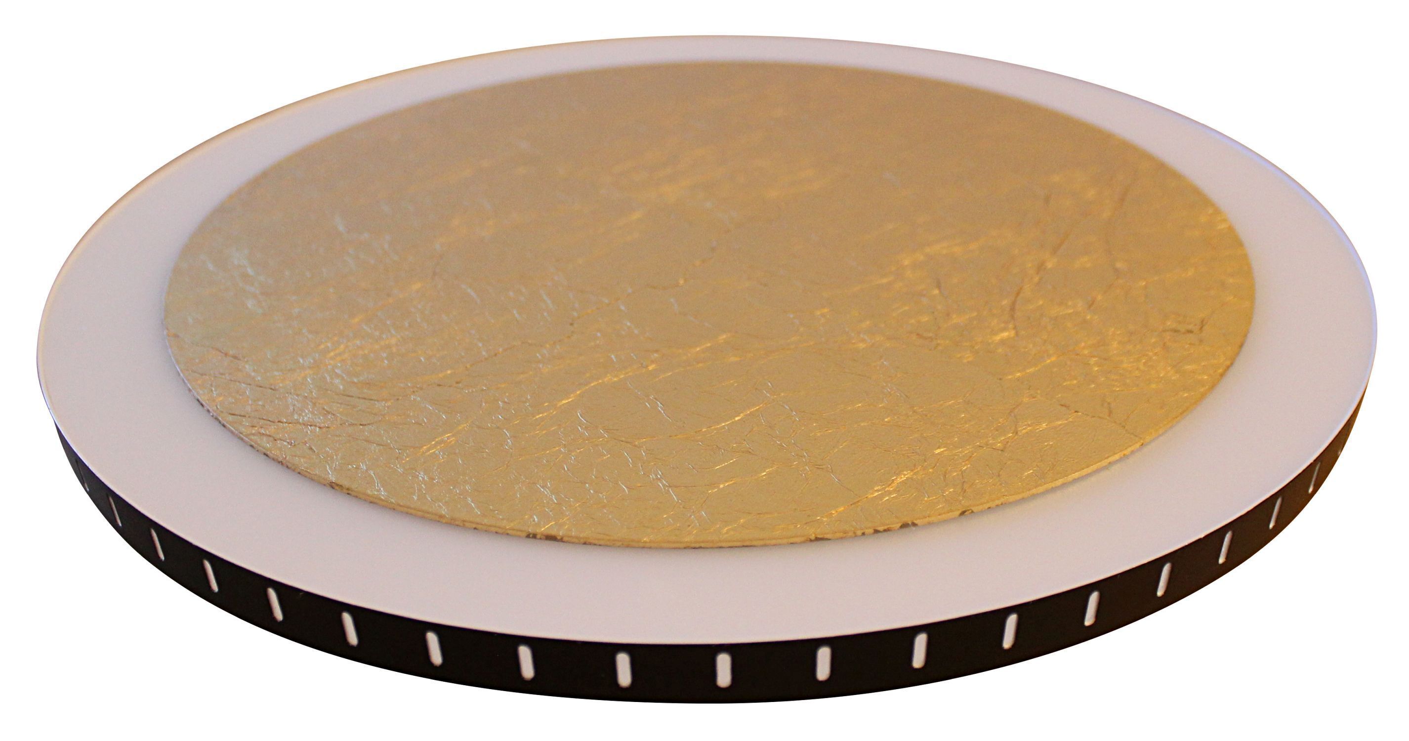 Tortenunterlage, goldenes Blatt, Fondantunterlage, Backunterlage, Edelmetall-Optik