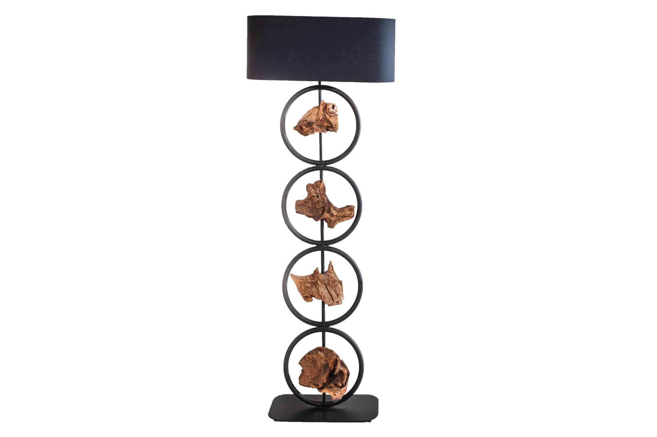 stehlampe-kleine-stehlampe-stehleuchte-aus-holz-colin-1x-e27-bis-60w-schwarz-natur-modern-kunstvoll-mit-schalter-le63122-01 Lampen, Stehlampe, Metall, Ringe, Skulptur-Design