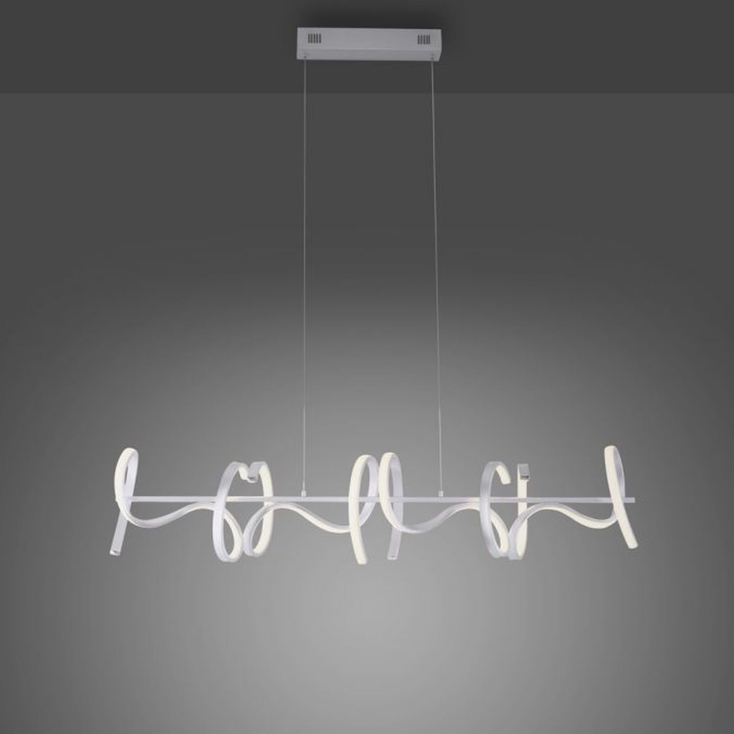 LED Pendelleuchte dimmbar Weiß 10 W 1330 lm L:99 cm Leuchter, Lampe