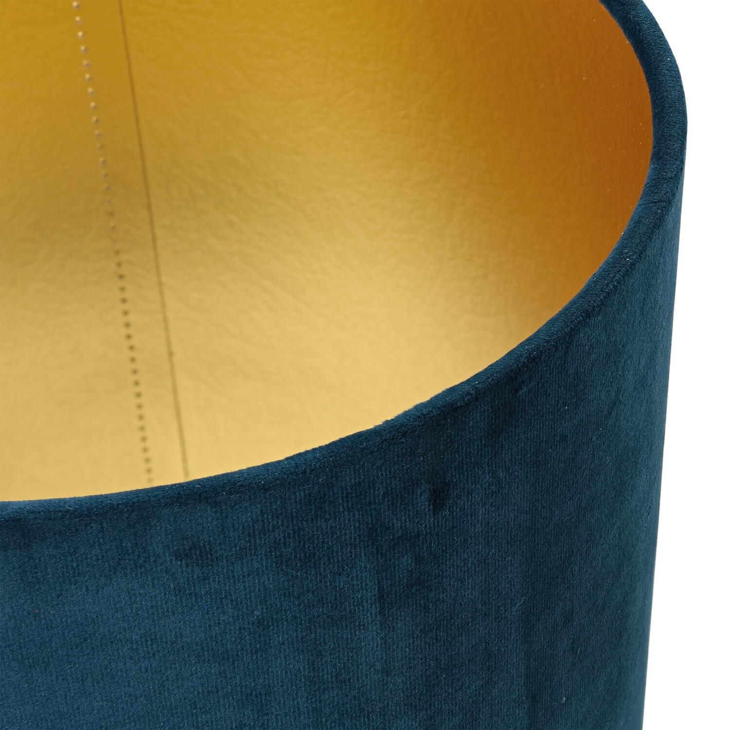 Blauer Lampenschirm für Stehlampen Stoff Zylinder Lampe, Lampenschirm