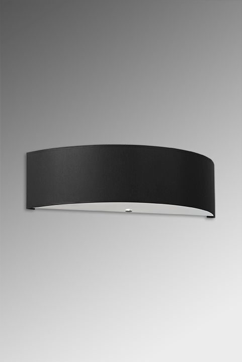 Applique Up Down noir tissu verre 45 cm indirect