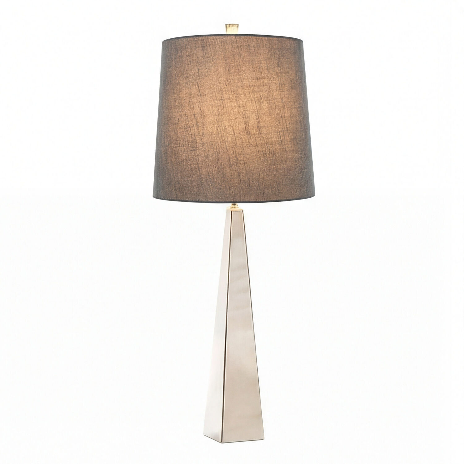 Tischlampe, Lampenschirm, Metall, Schaft, Kegelform