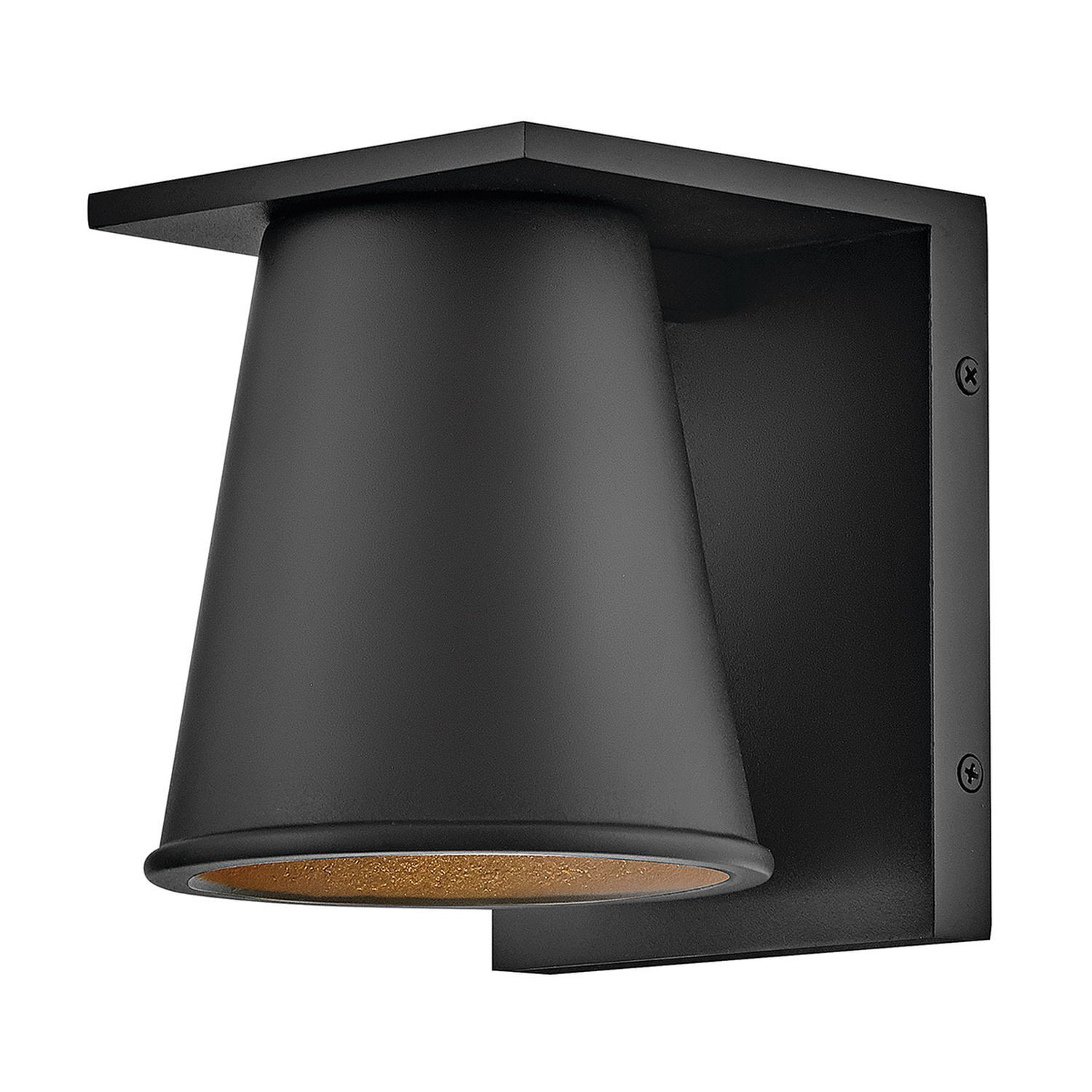 Downlight Terrasse Noir LED GU10 petit H : 15,4 cm