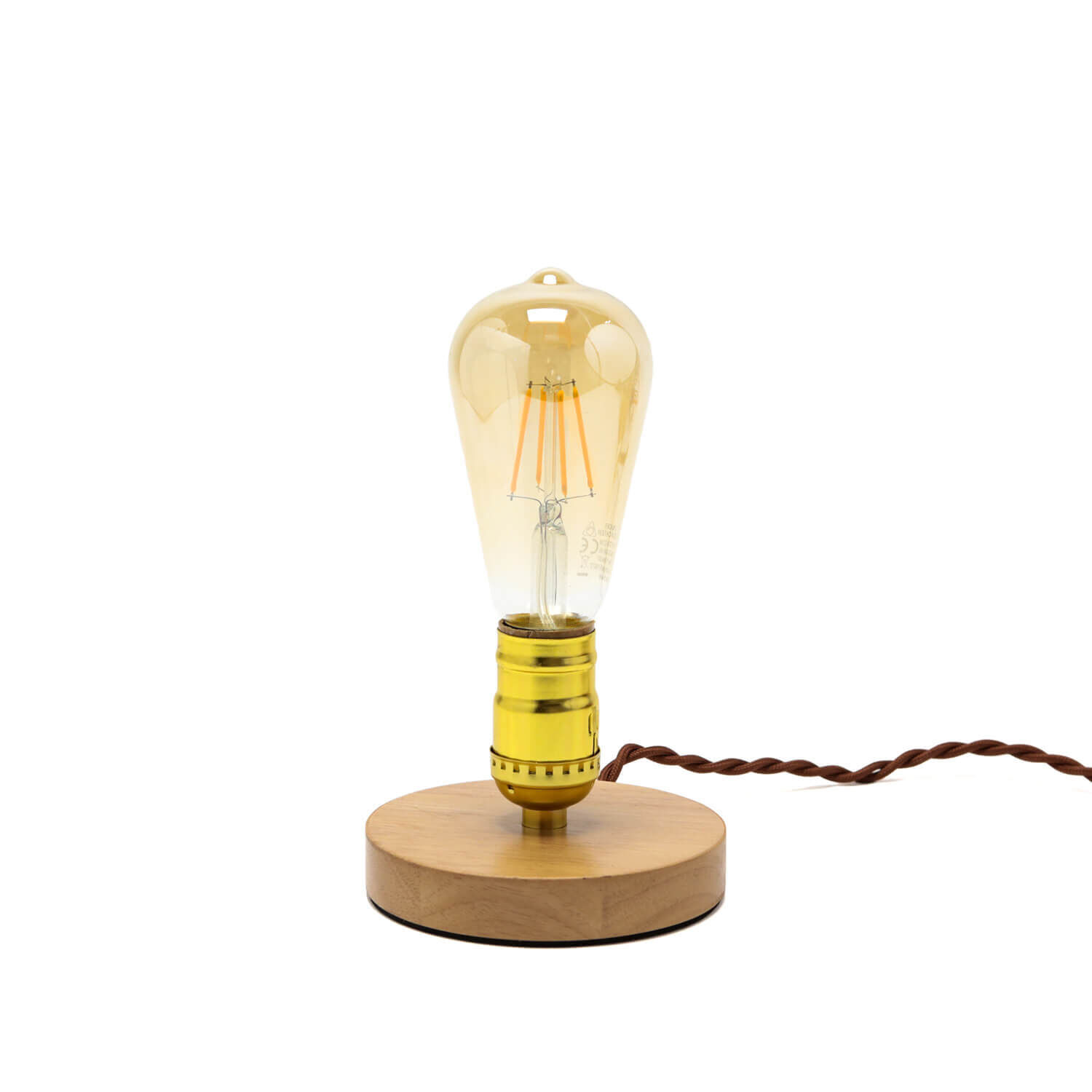 Dekorative Tischlampe EDISON Industrial Design rund Licht, Lampe, Rauchrohr