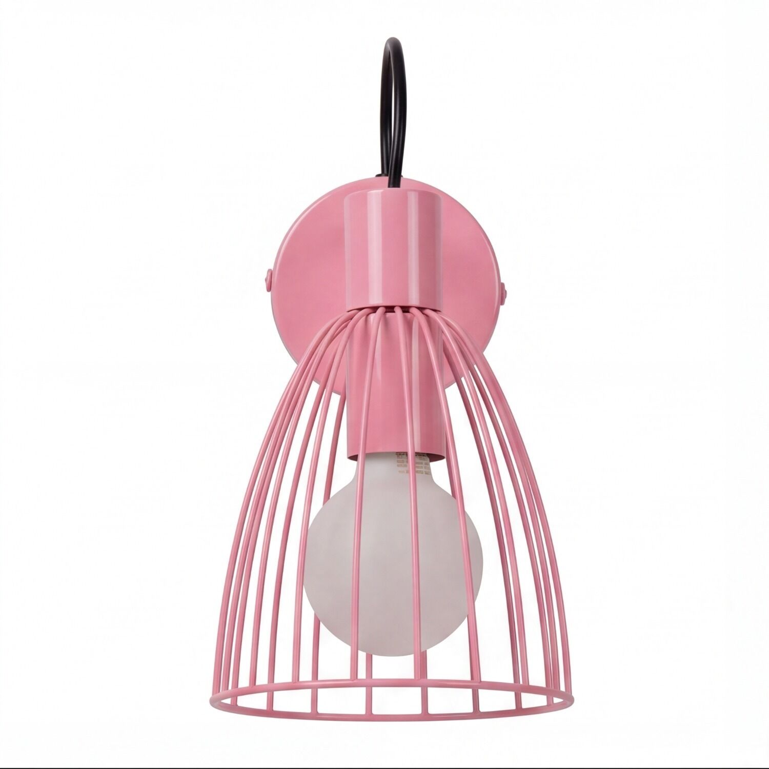 pink, Lampe, Käfig, Draht, hängend