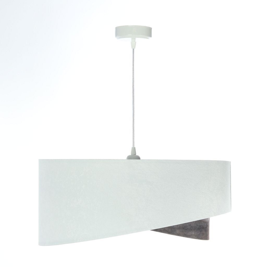 Suspension Salon rond D : 50 cm Tissu aspect velours