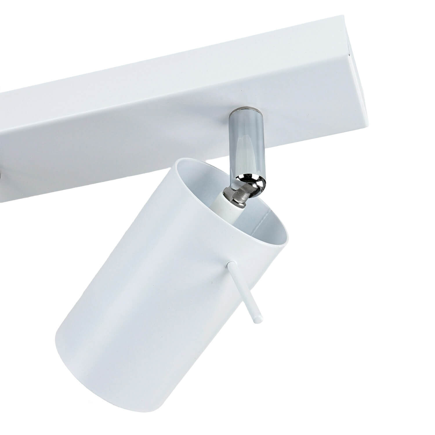 Deckenstrahler Metall 118 cm lang 6-flammig GU10 Weiß Deckenstrahler Metall 118 cm lang 6-flammig GU10 Weiß