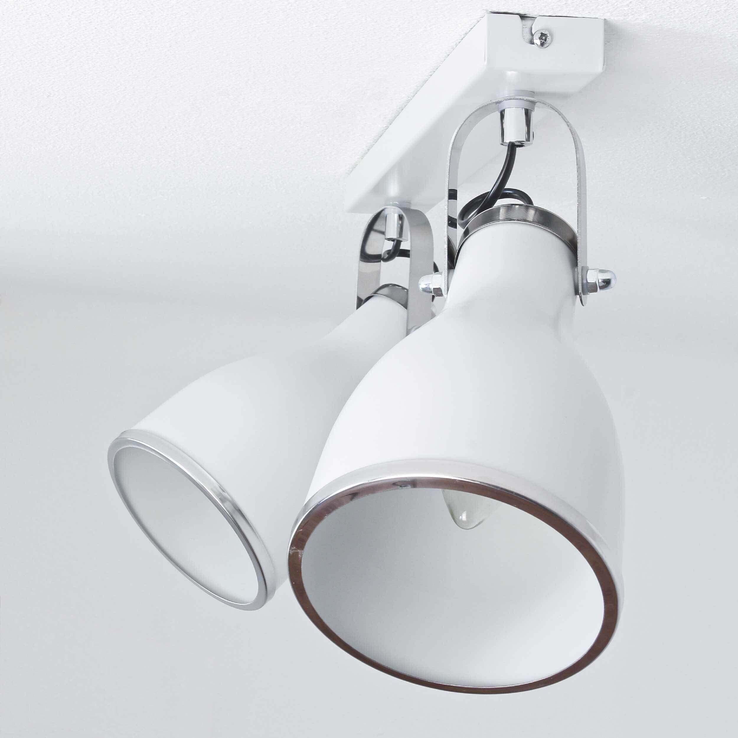 Spotstrahler BJORN GREY in Grau 2-flmg Beleuchtung, Lampe