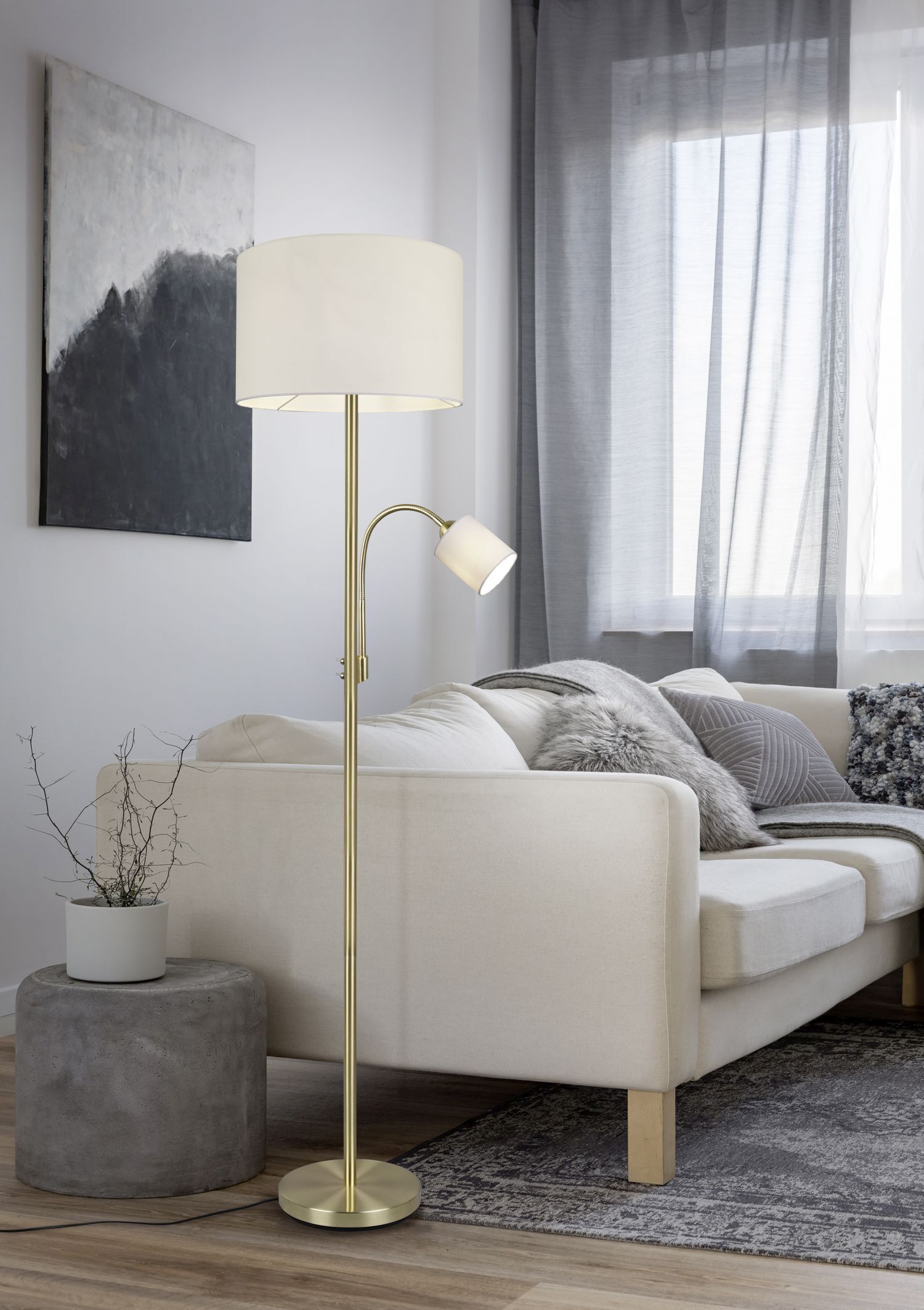 Lampe, Stehlampe, Pflanze