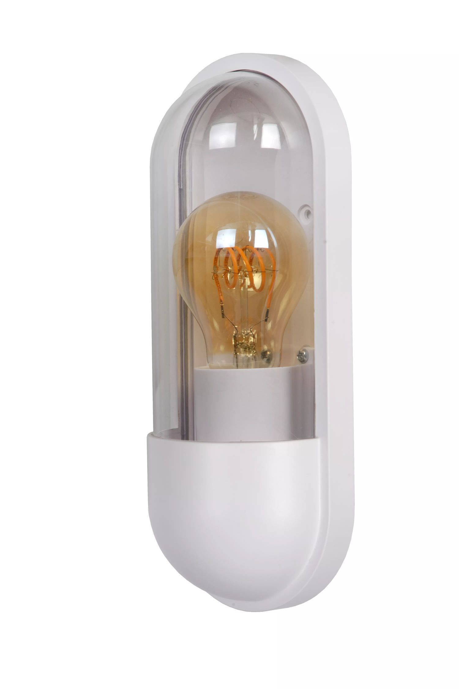Applique murale extérieure Blanc IP54 H:24 cm Balcon Terrasse Moderne