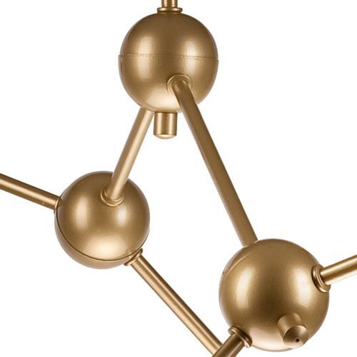 Suspension Lampe à suspendre en métal doré table à manger