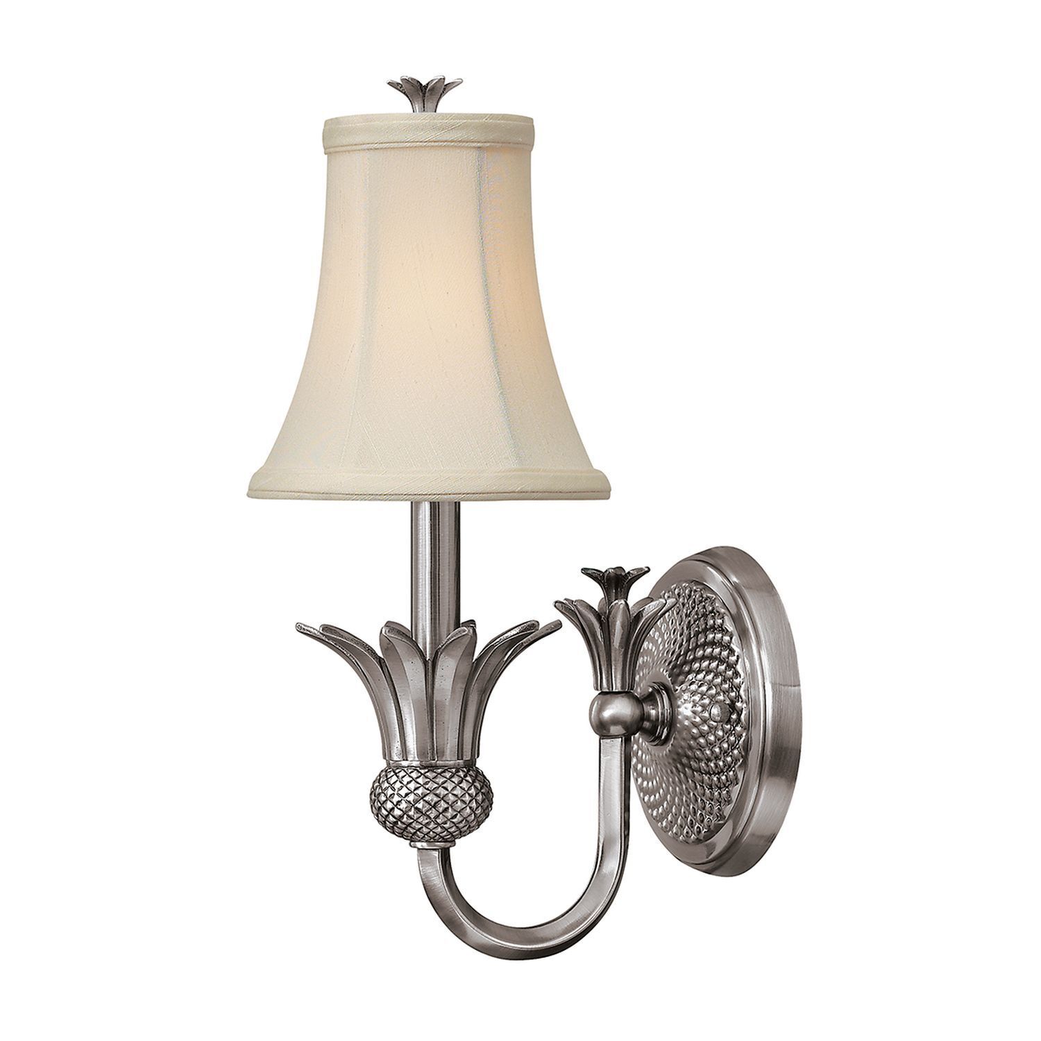 Applique rustique ANABELL 8 nickel crème Lampe