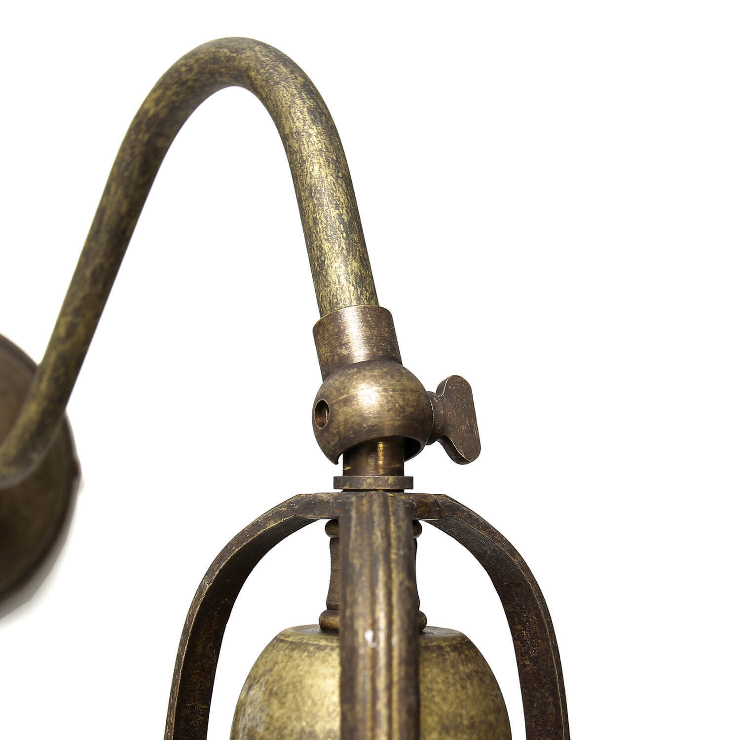 Premium Wandleuchte Country Messing in Bronze Antik Bronze