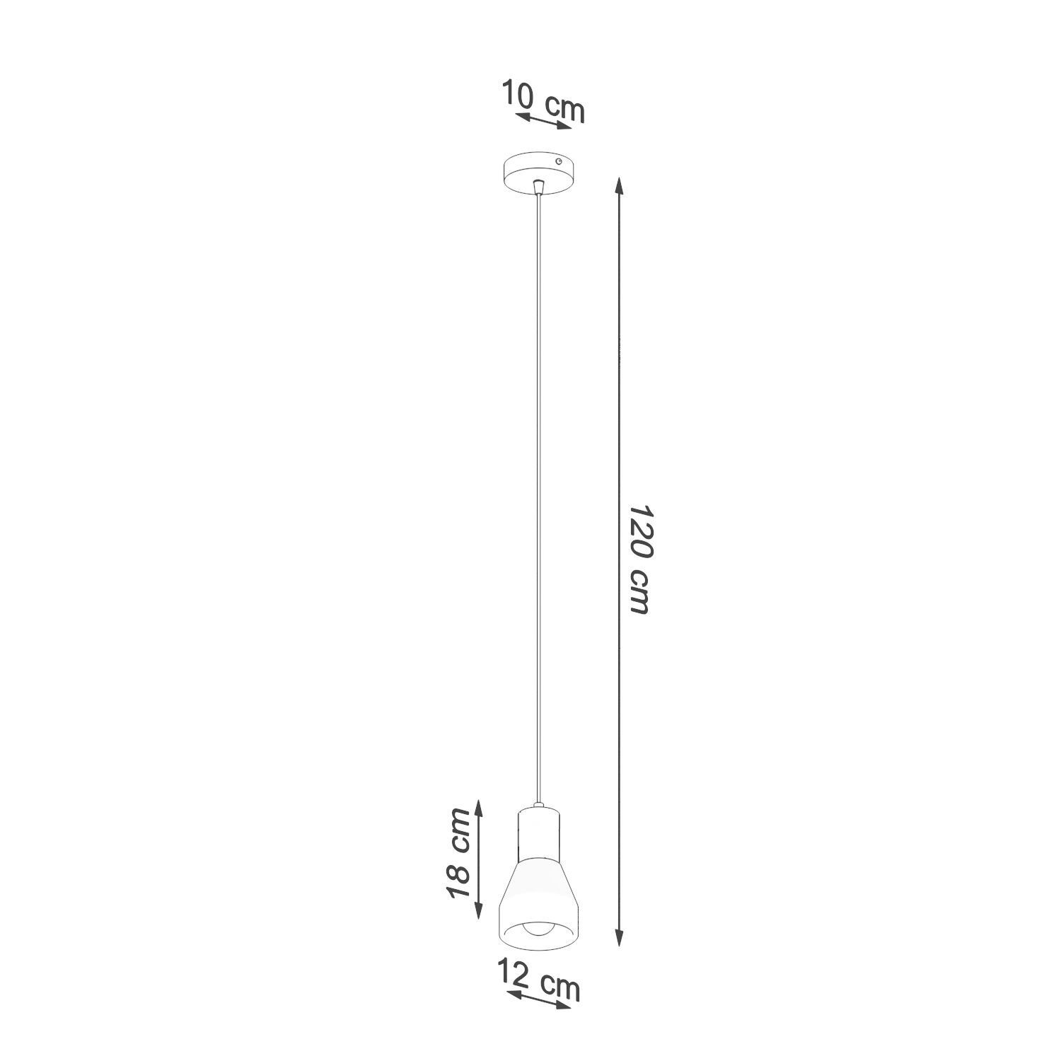 Pendelleuchte Beton Holz Ø 12 cm Skandinavisch E27