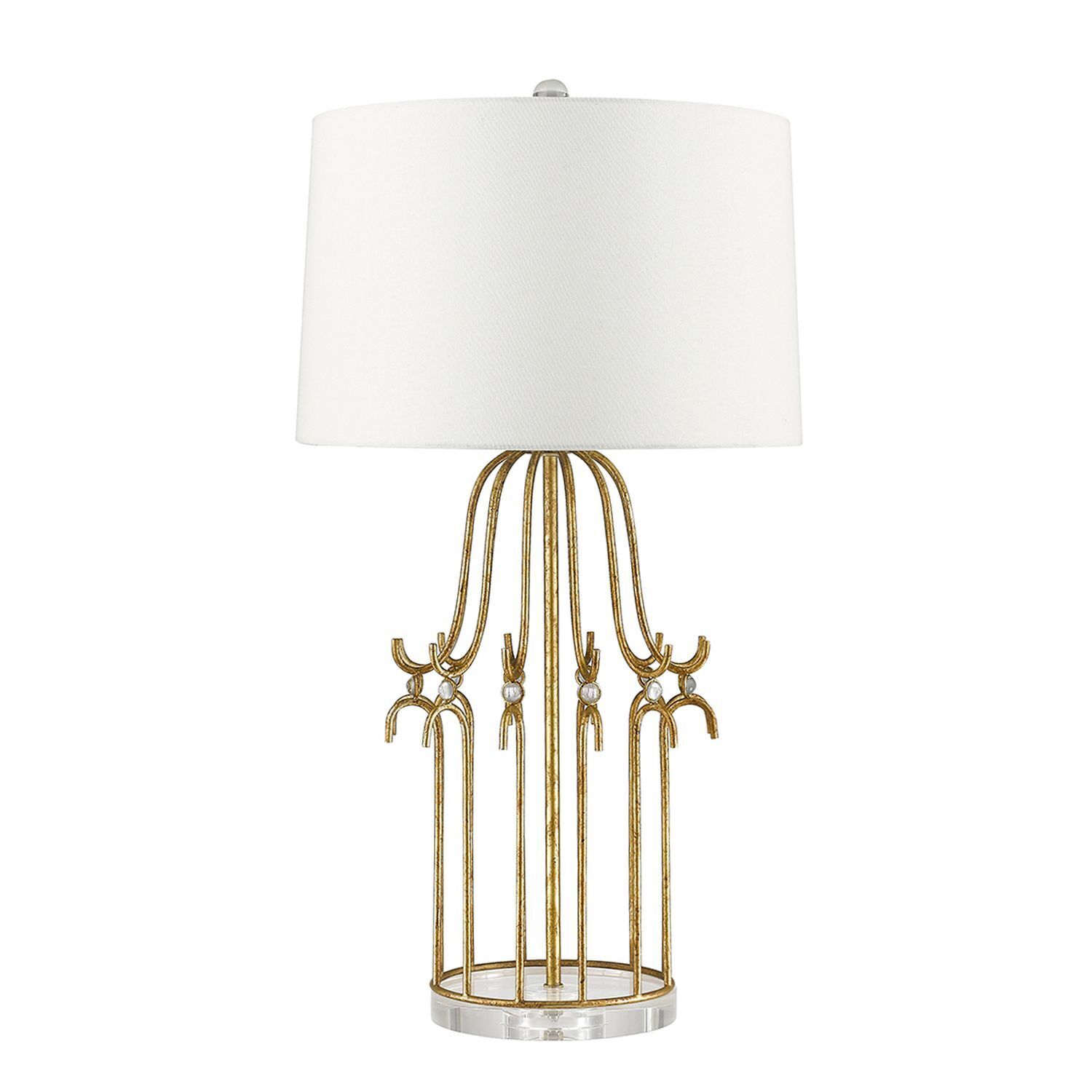 Tischleuchte LUICA in Gold H79cm Bodenlampe