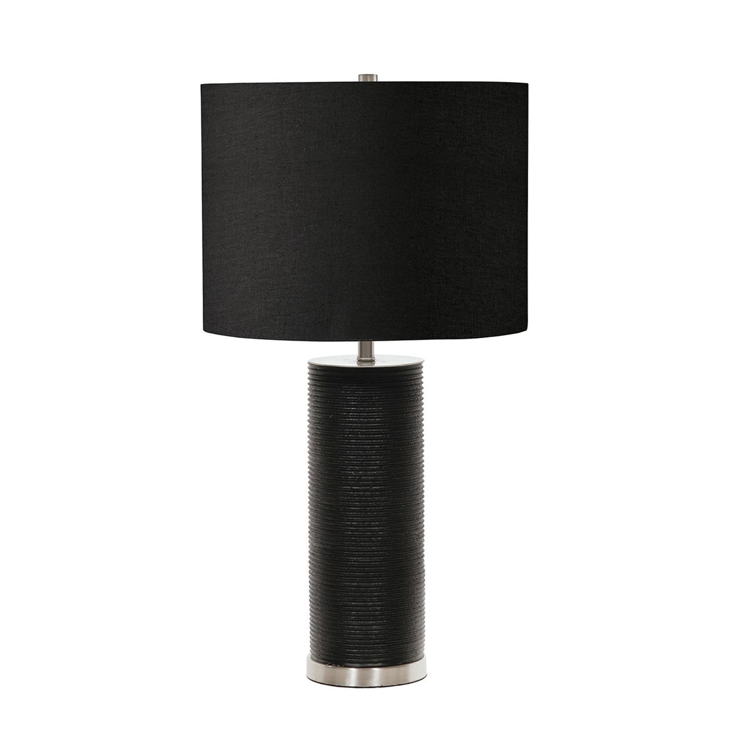 Lampe de table LEILA Noir Porcelaine 65cm Lampe de sol