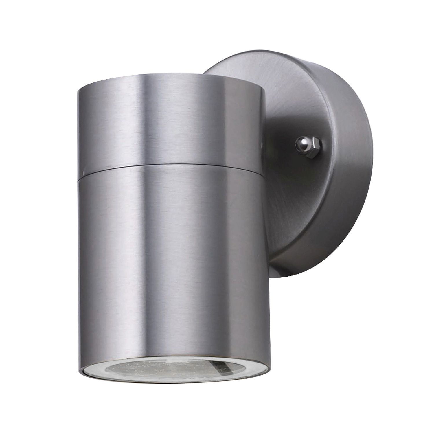 Applique murale extérieure Downlight acier IP44 GU10 H:12 cm
