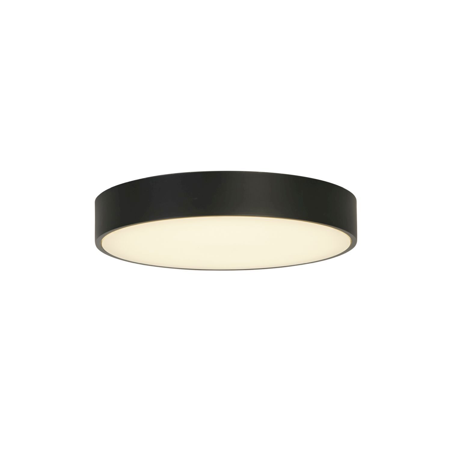 Plafonnier rond à LED noir métal L:25 cm 3000 K Deckenleuchte, Leuchte