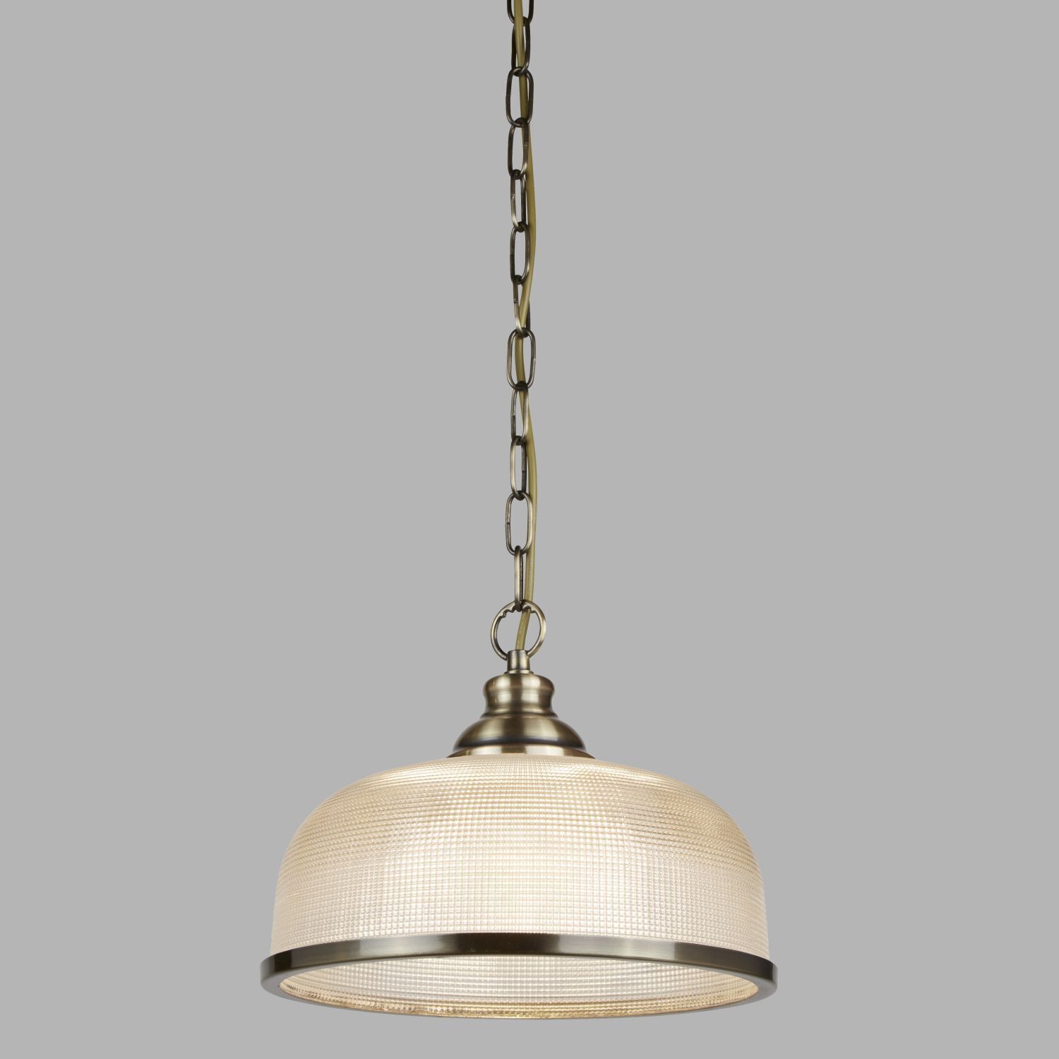 Suspension verre métal Ø 27 cm rond H : max. 1,2 m E27 Leuchte, Lampe, Kronleuchter