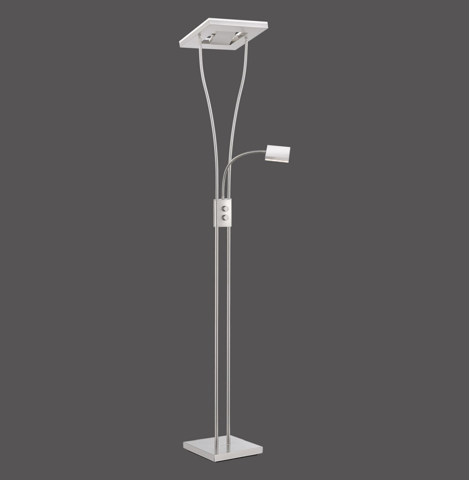 Plafonnier LED verre acrylique métal bouton rotatif 197 cm Lampe, Drinnen