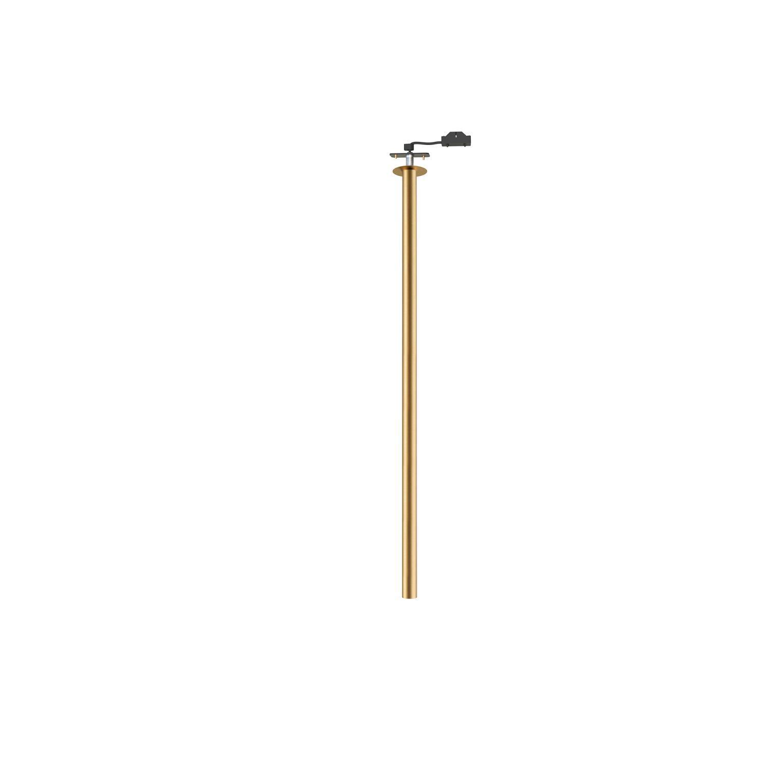 Einbauspot in Gold Metall rund H:75 cm G9 stilvoll Stativ, Stativbein, Goldfarben, Aufnahmeadapter, Klemmhalter