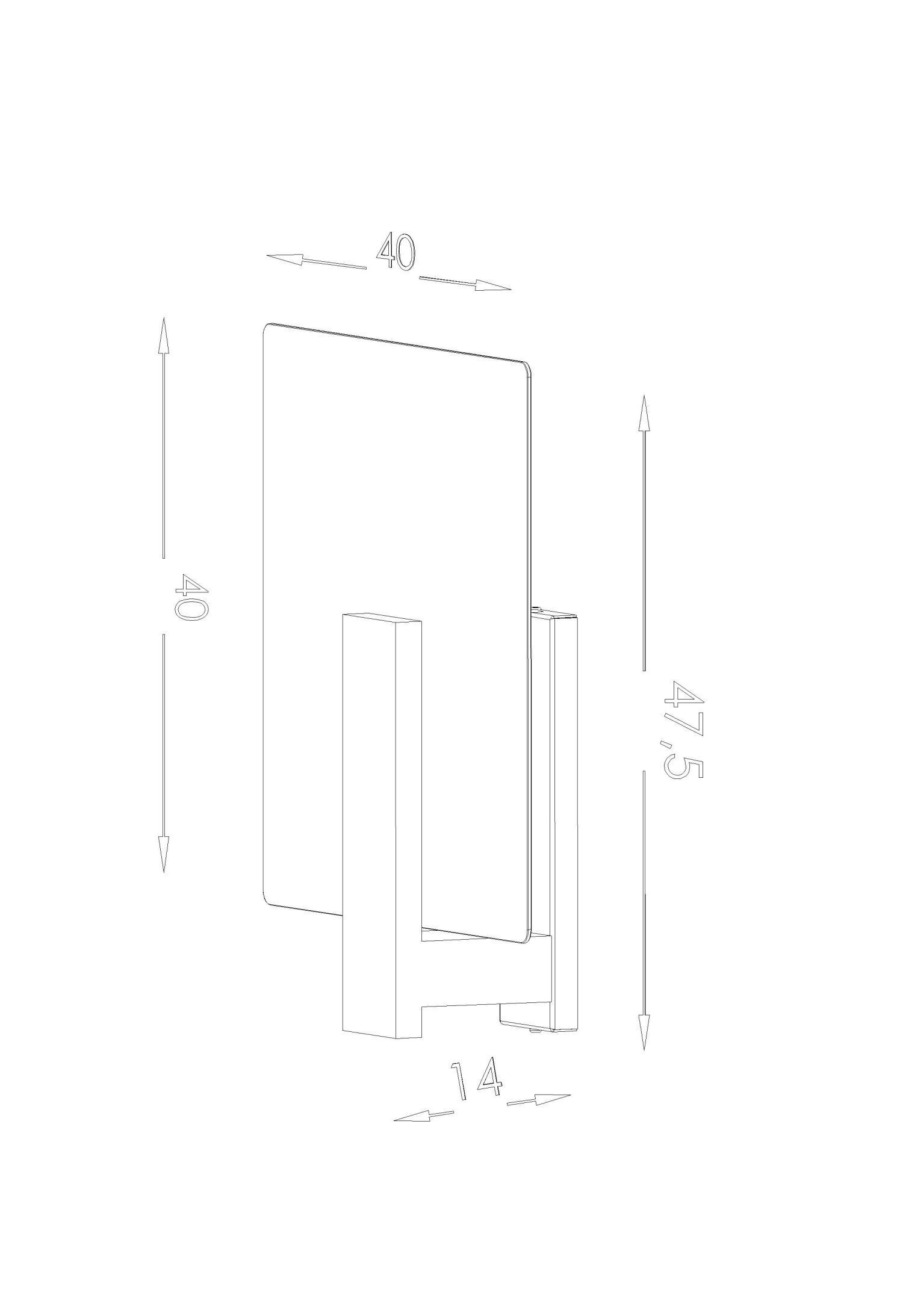 Plafonnier confortable blanc verre bois plat H : 14 cm