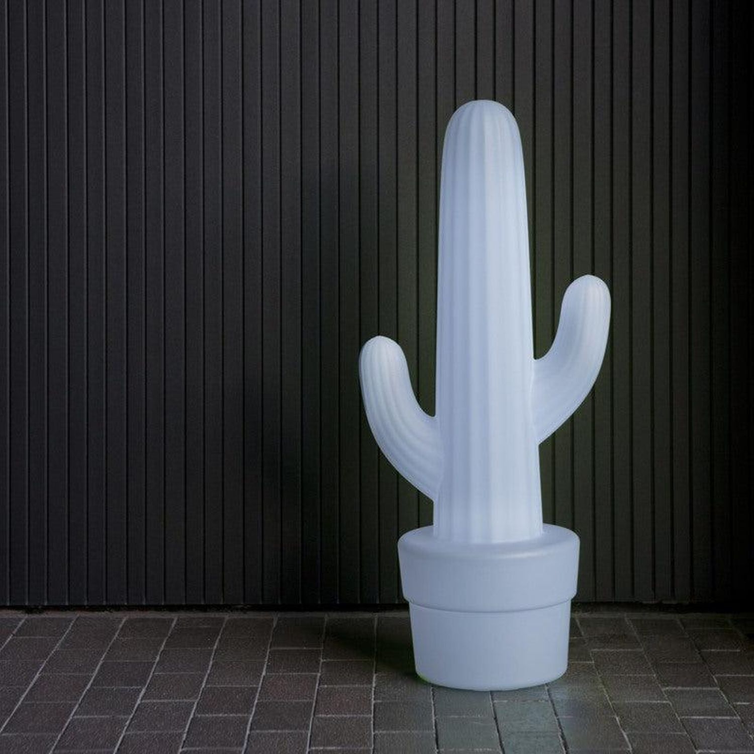 Lampe décorative LED d'extérieur à variation de couleur 100 cm IP65 Cactus Drinnen, Innenarchitektur
