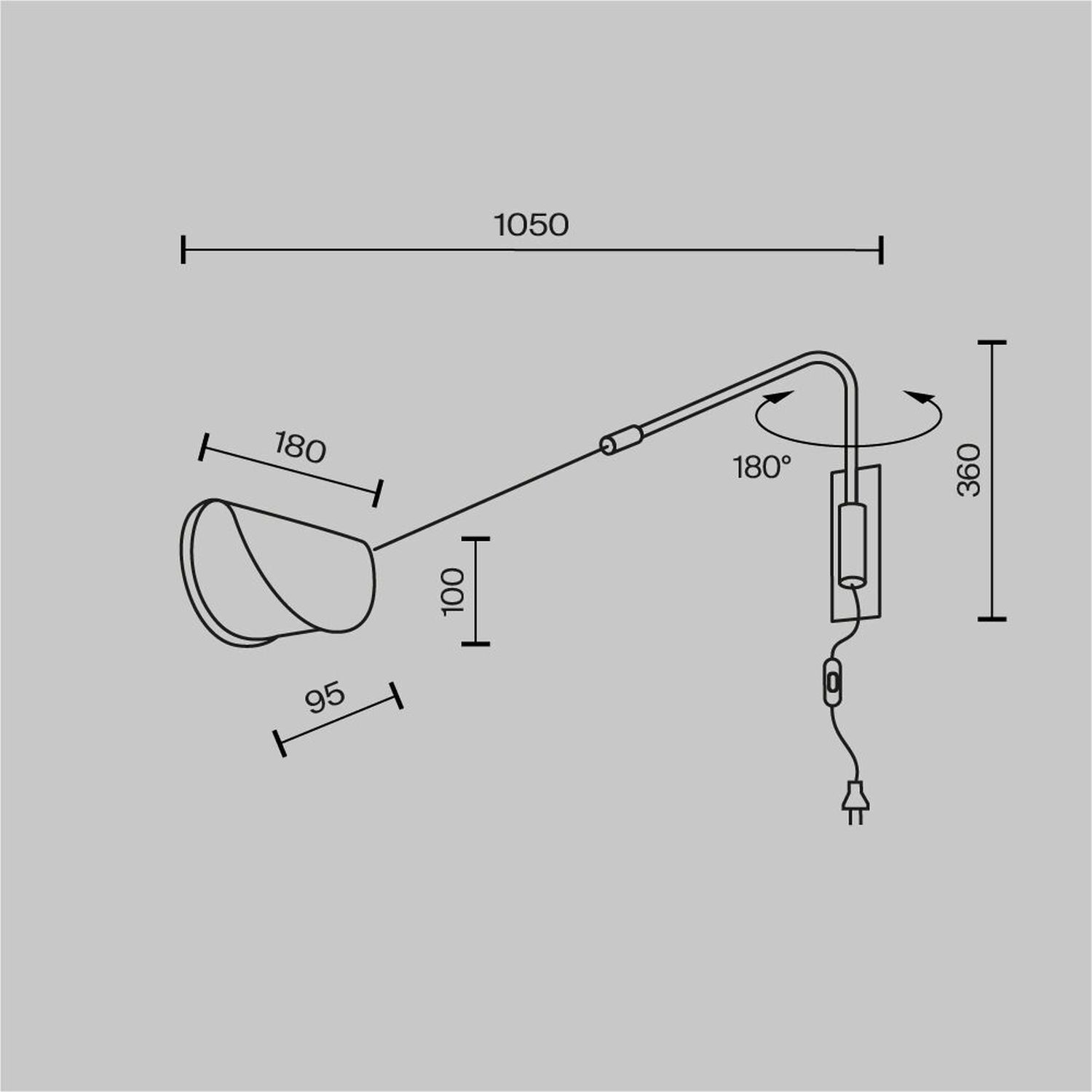 Wandlampe, Lampe, Hängelampe, Dekoration, Kabel
