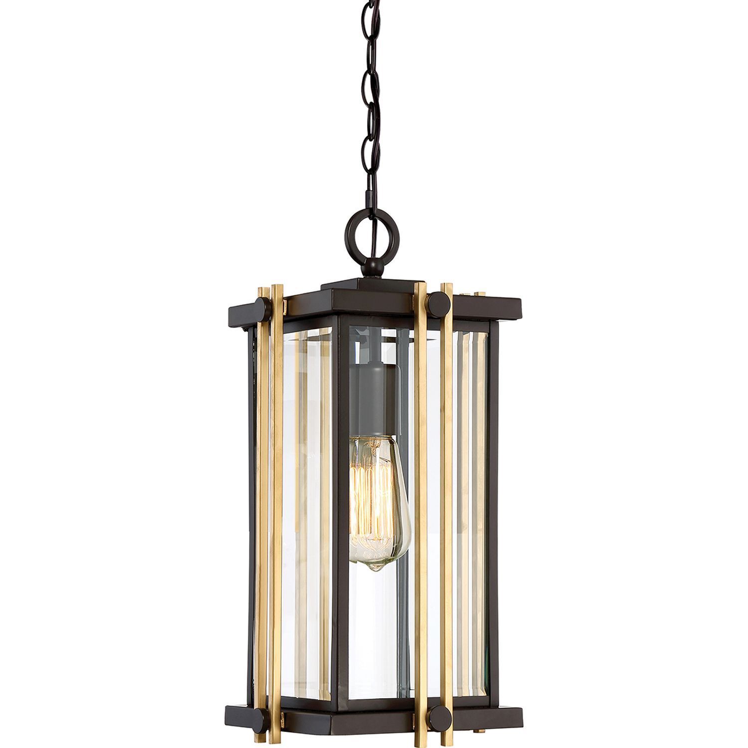 aussen-haengeleuchte-gordon-1-flammig-bronze-antik-gold-modern-design-196-1 hängelampe, laterne, glas, metall, schwarz-gold