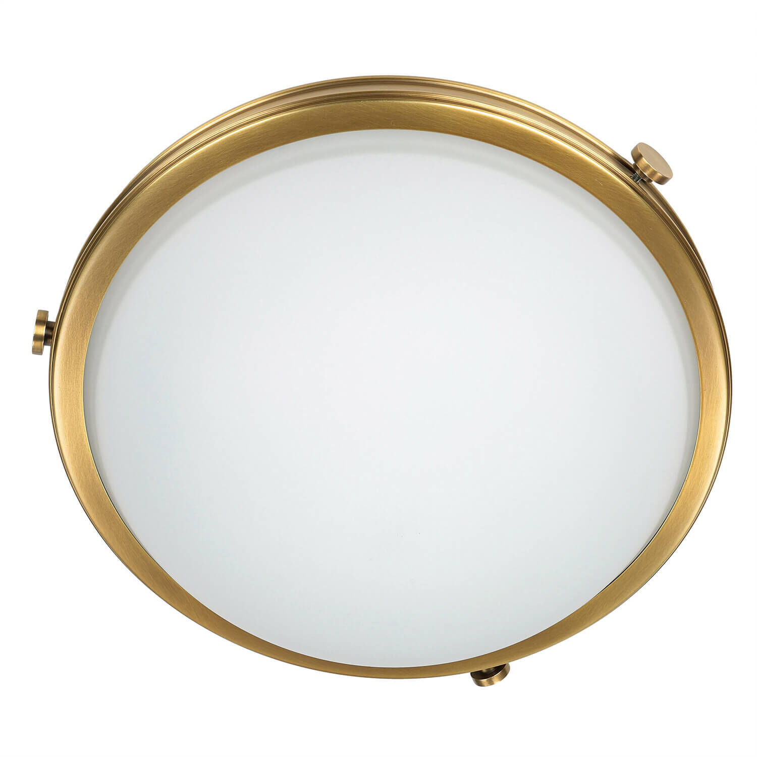 Deckenleuchte für Wohnzimmer in Messing Jugendstil Teller