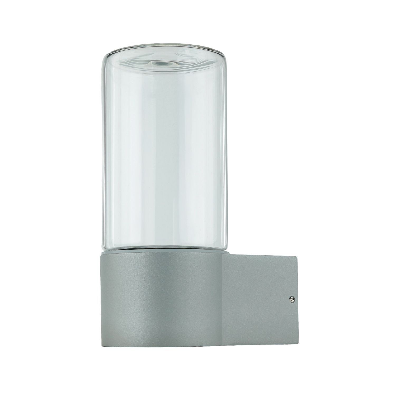 Wandlampe, Wandleuchte, Glasrohr, Metallbasis, Modern