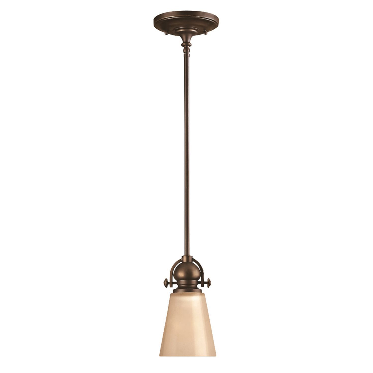 Plafonnier ANABELL 7 bronze à raccourcir Ø13cm Lampe