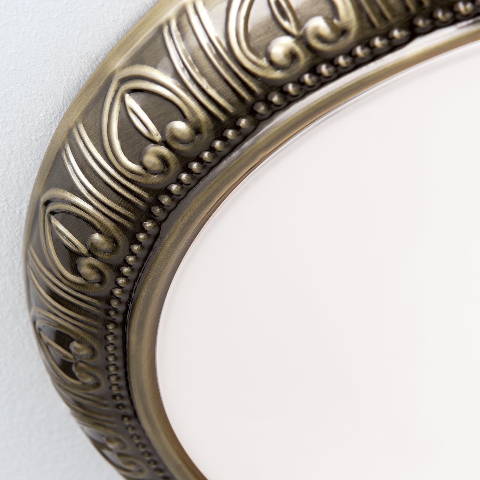Spiegel, Rahmen-Dekor, Metall, Bronze, Ornament