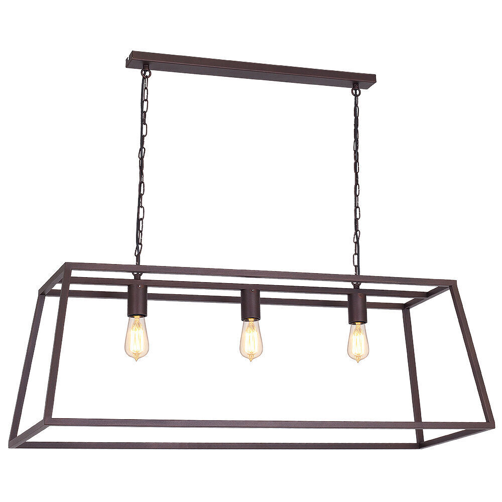 Hängeleuchte FRAME in Kupfer 3-flmg Leuchte