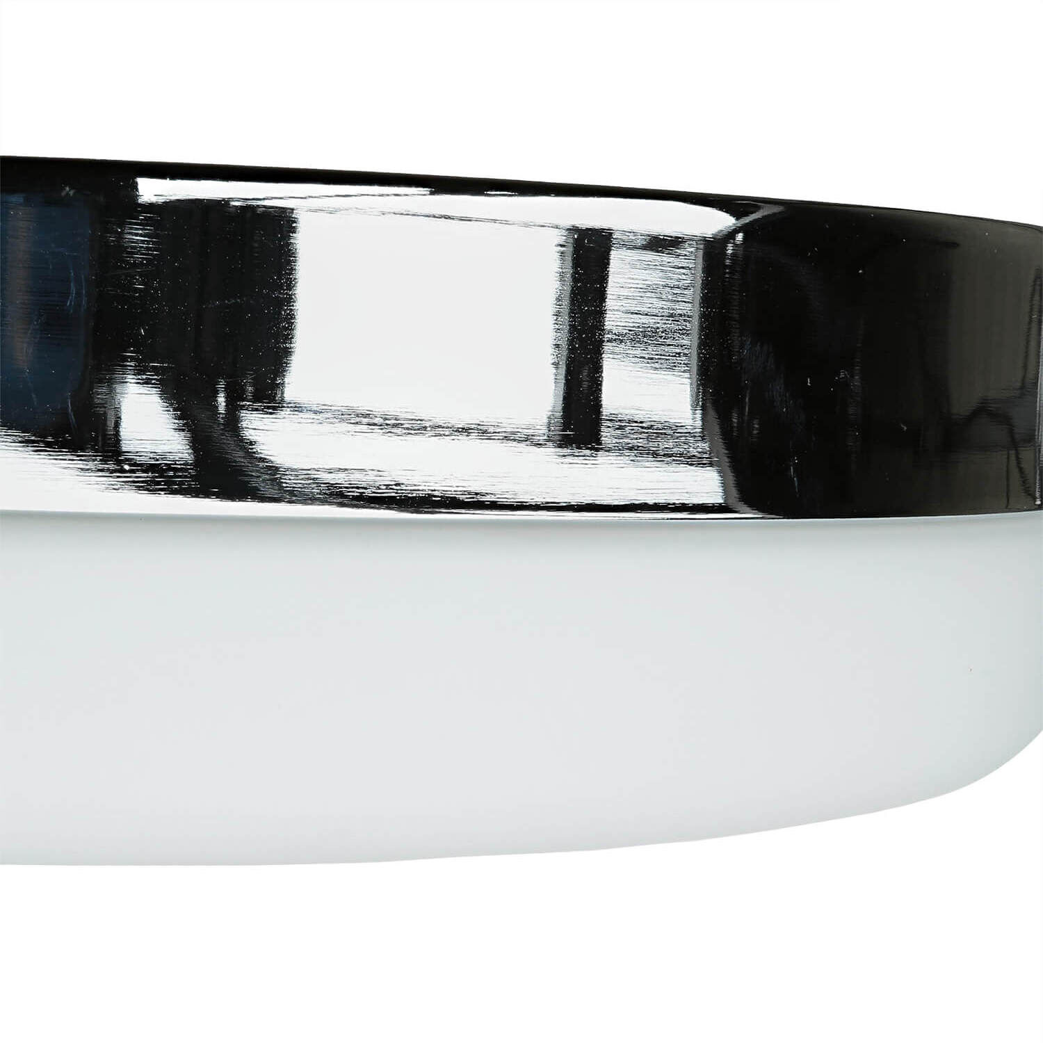 Deckenleuchte Chrom Bad Wohnzimmer Lampe MONI Schale