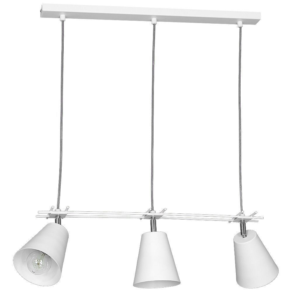 Suspension fonctionnelle FERRIS en blanc 3-flmg Lampe, Beleuchtung