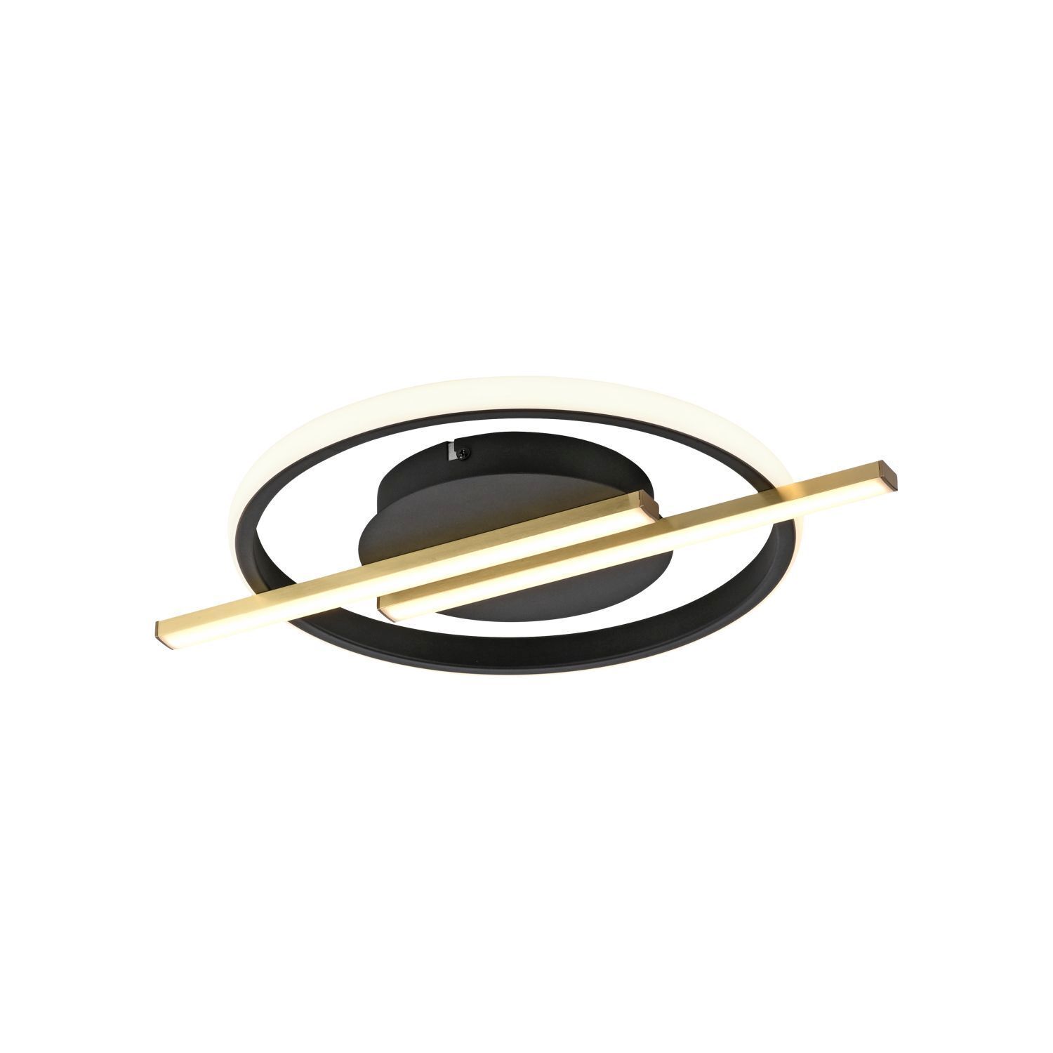 LED Deckenlampe Modern Schwarz Messing 3000 K dimmbar Elektrisches Gerät, Mikrofon