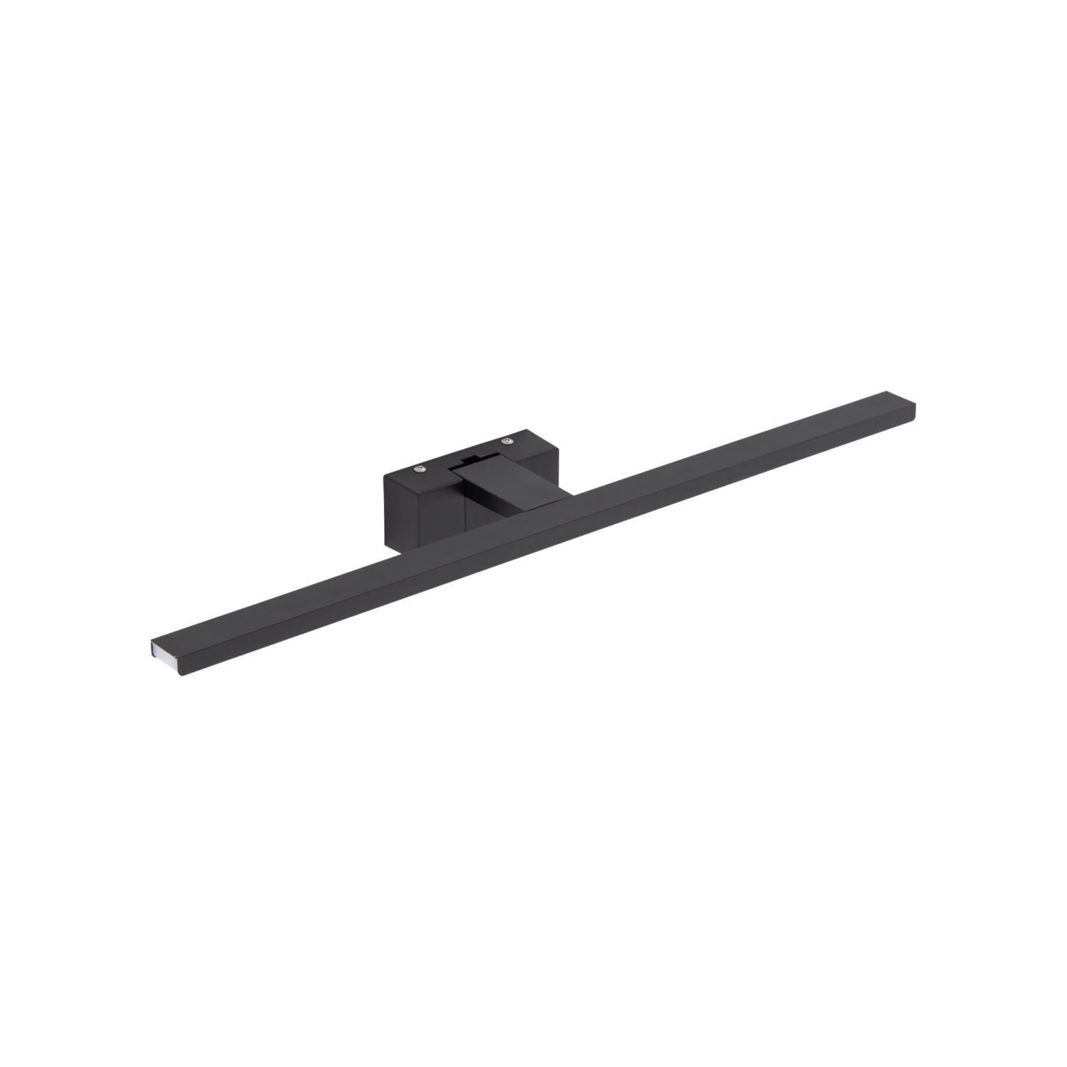 Lampe à miroir LED noire IP44 3000 K 850 lm aluminium