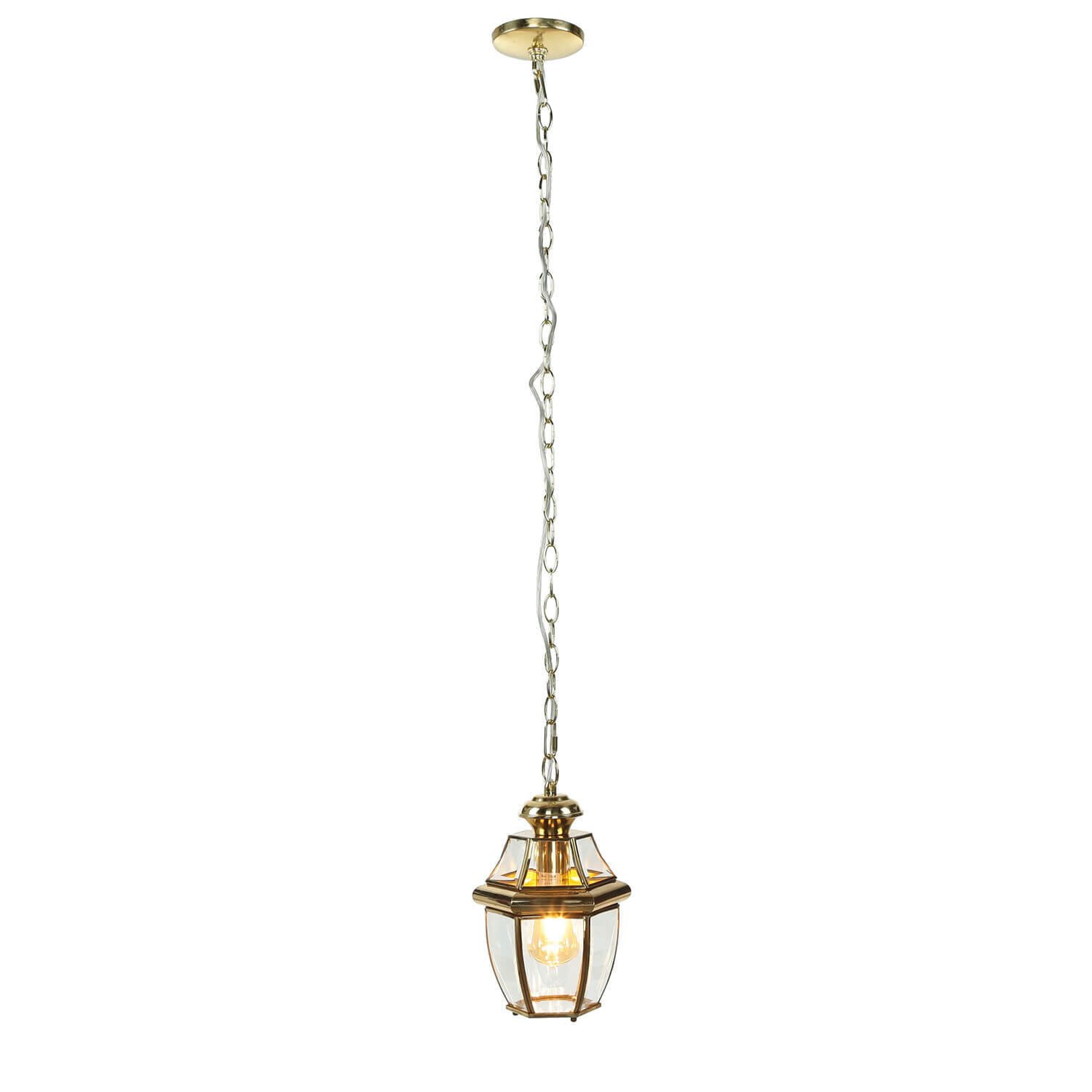 Outdoor Hängeleuchte Messing Glas Vintage Design E27