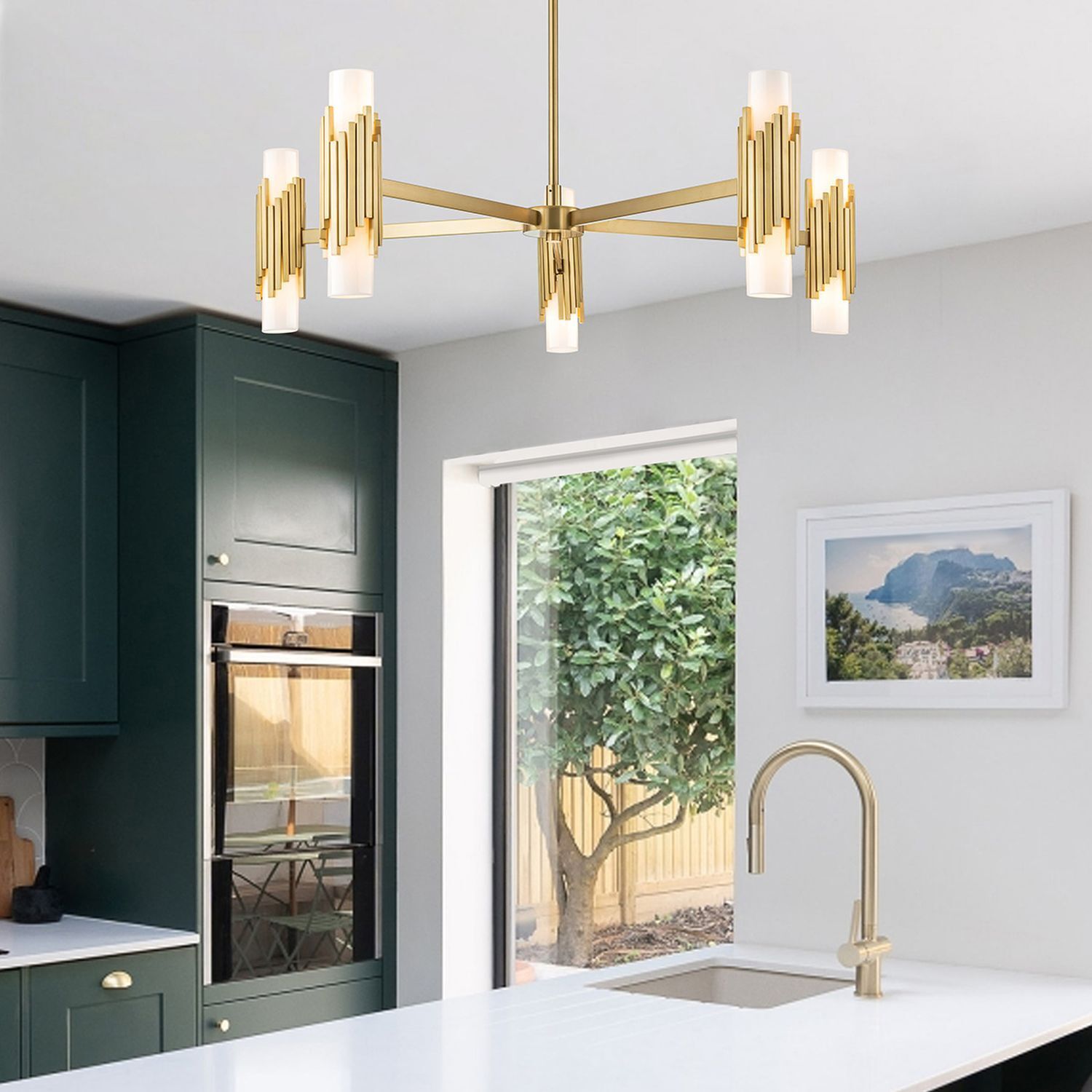 Leuchter, Lampe, Sinken, Innenarchitektur, Leuchte